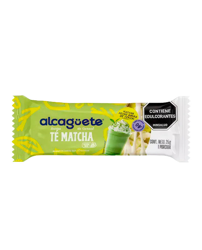 Barra de cereal te matcha "Alcaguete" 25 gr