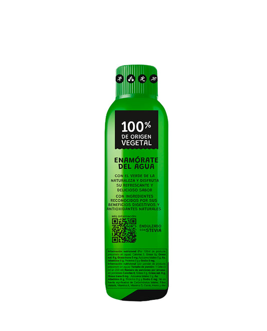 Bebida verde con spirulina cúrcuma y menta Naturela 120 ml