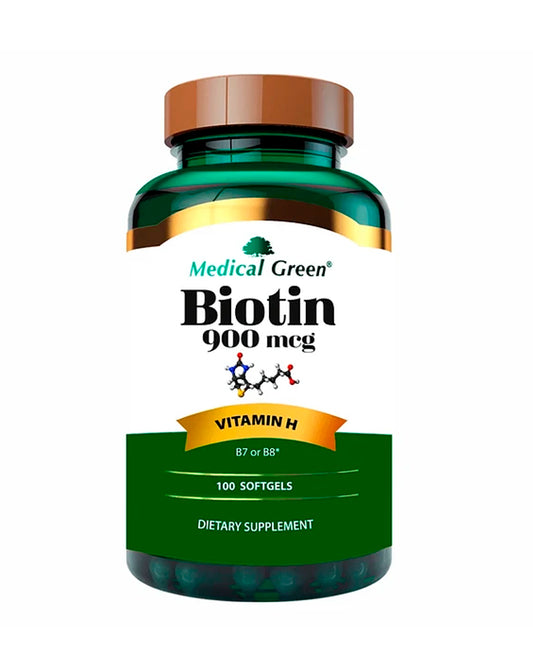 Biotin 900 mcg Medical Green 100 caps
