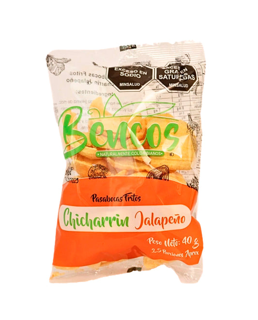 Chicharrin jalapeño "Bencos" 40 gr