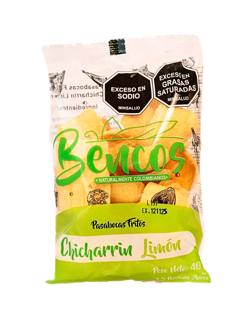 Chicharrin limón "Bencos" 40 gr