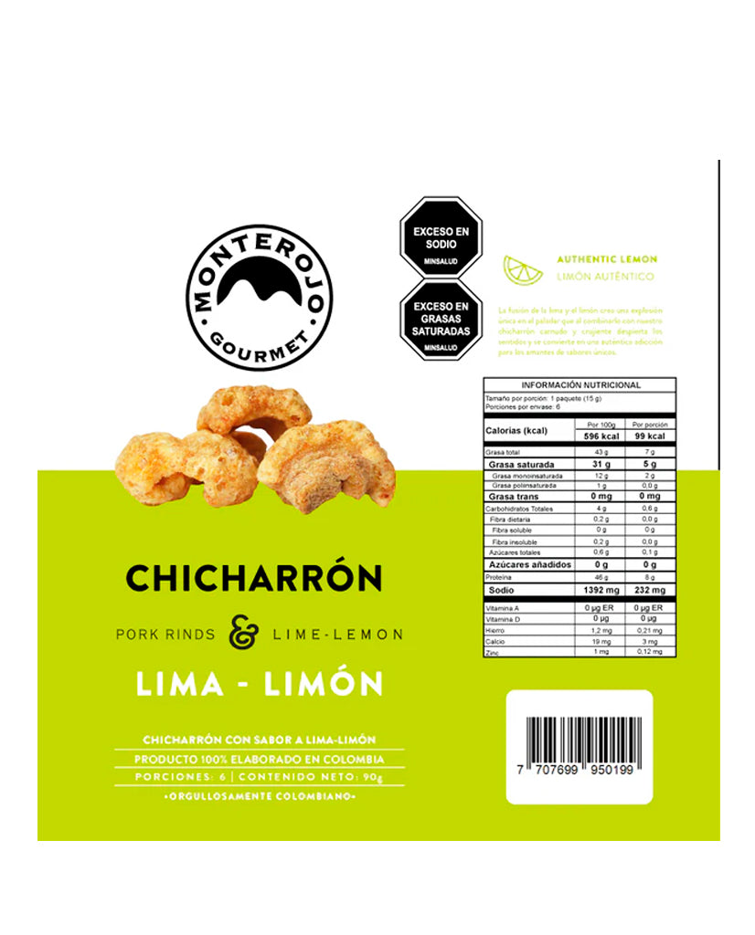 Chicharron lima limón "Monterojo"