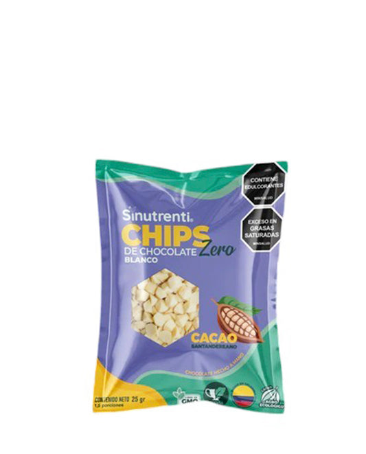 Chips de chocolate blanco zero Sinutrenti 25 gr