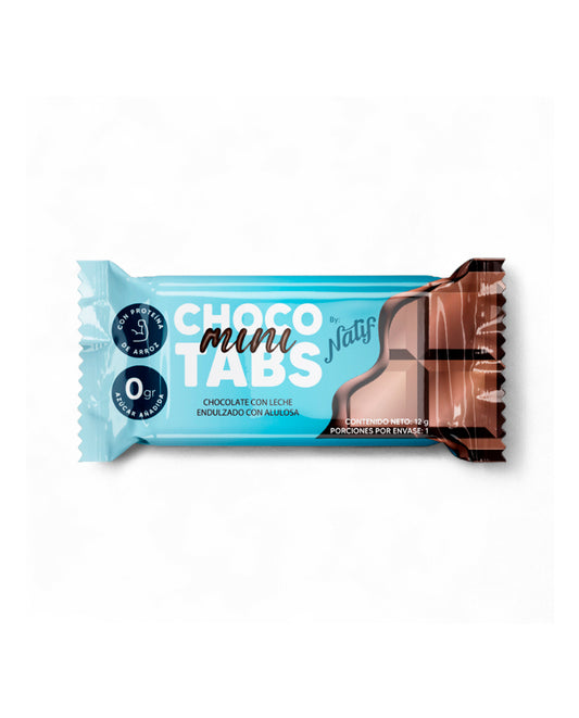 Chocotabs mini chocolate con leche "Natif" 12gr