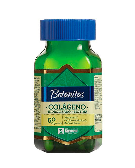Colágeno hidrolizado + Biotina Botanitas 60 caps