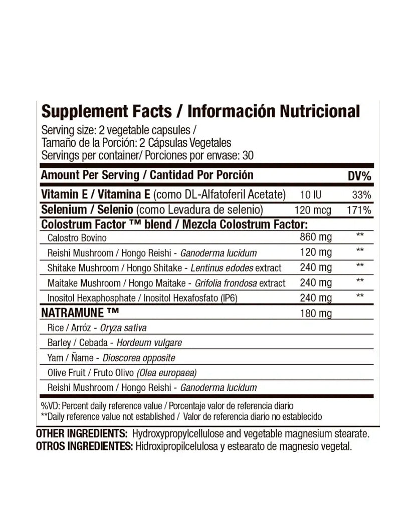 Colostrum factor Medical Green 60 caps