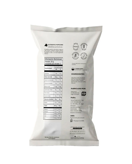 Crispetas caramelo salado "Monterojo" 50 gr