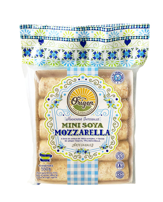 Deditos mini soya mozzarella Del origen 10 unds