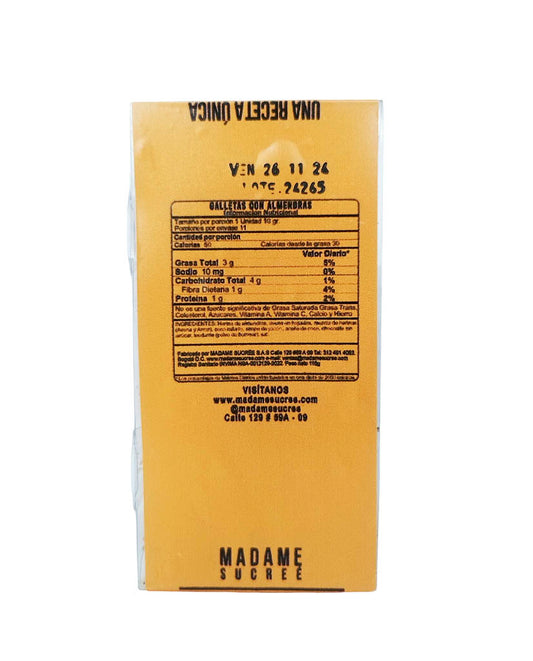 Galletas de almendra Madame sucree 11 unds
