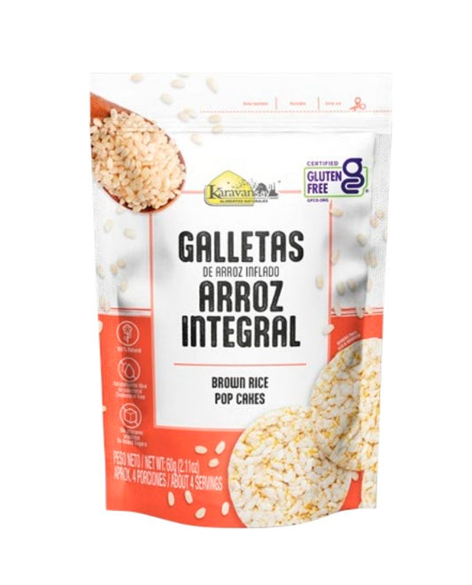Galletas de arroz integral inflado "Karavansay"