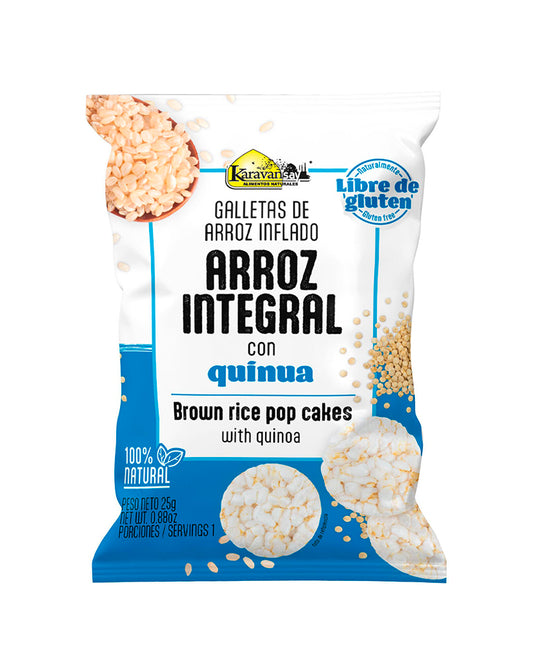 Galletas de arroz inflado integral con quinua "Karavansay"