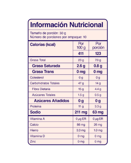 Granola chocolate chip cookie Why not 300 gr