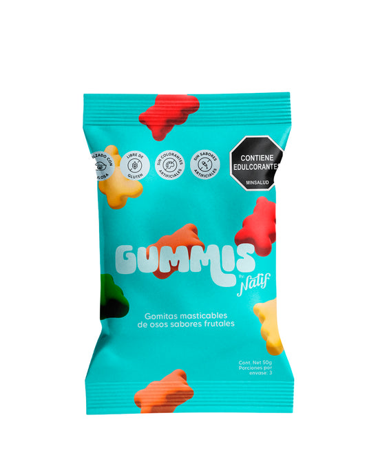 Gummis de ositos frutales Natif 50 gr