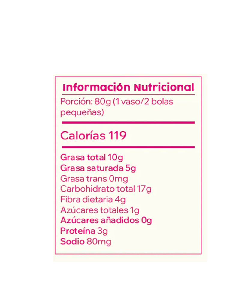 Helado de maní caramelo "Bodai" 80 gr