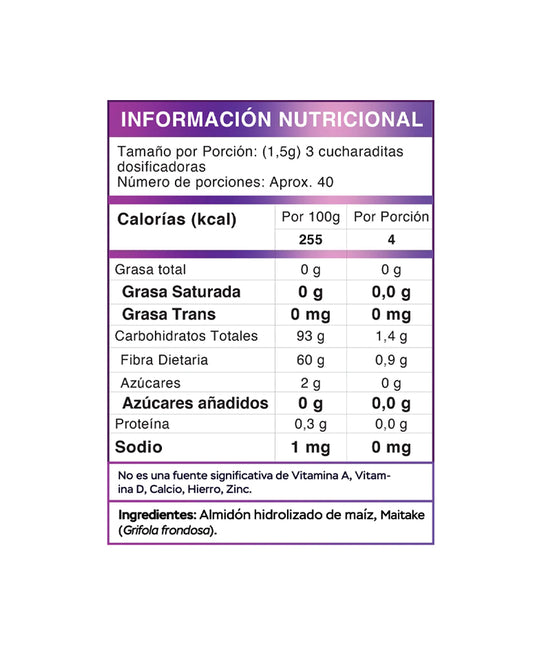 Maitake "Alimentos inteligentes" 60 gr