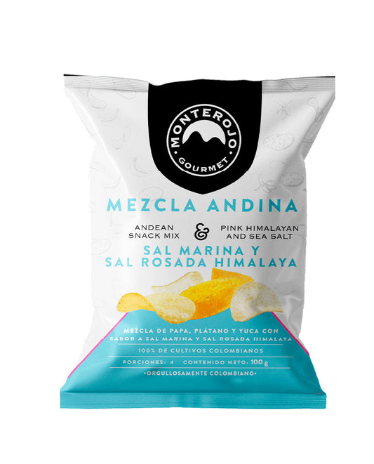 Mezcla andina sal marina y sal rosada himalaya "Monterojo" 30 gr