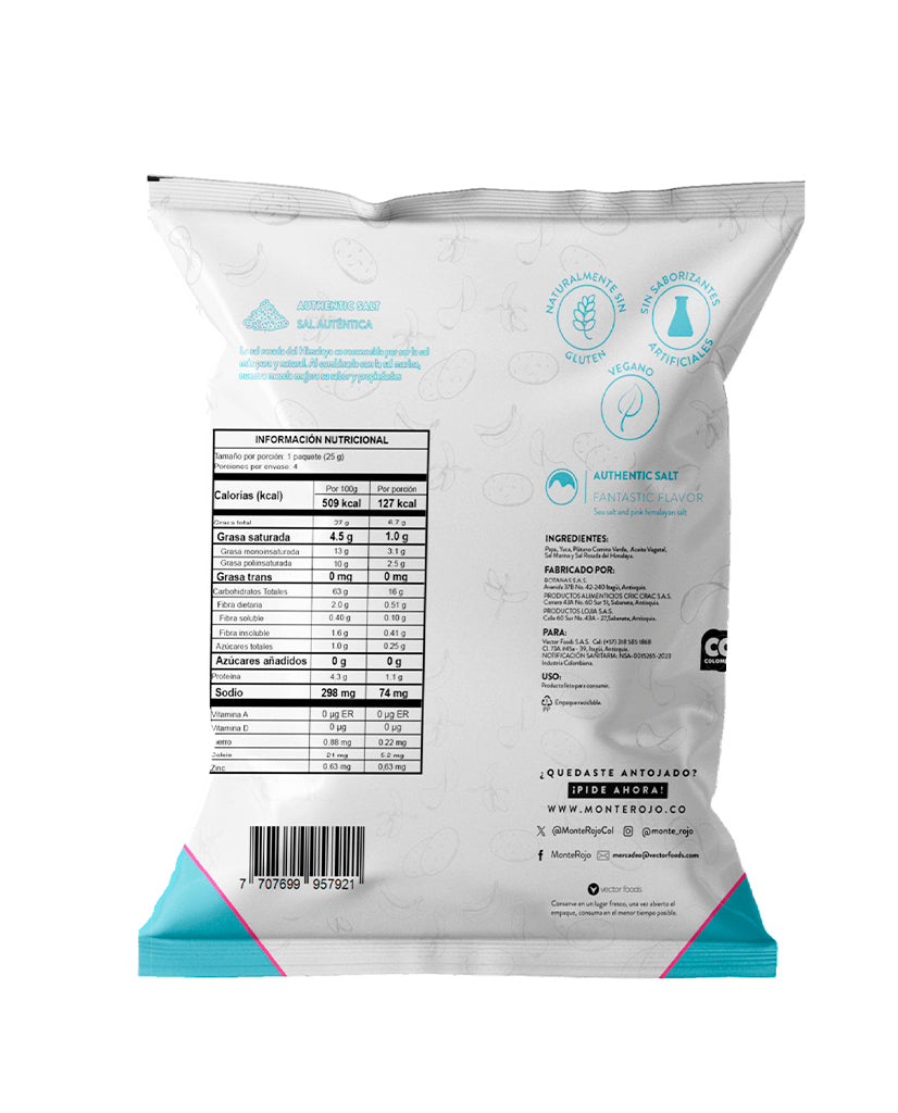 Mezcla andina sal marina y sal rosada himalaya "Monterojo" 30 gr