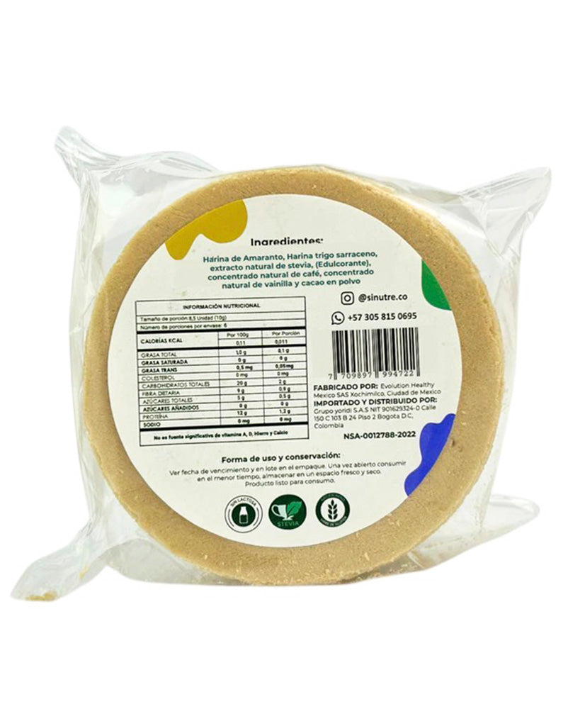 Obleas de amaranto capuchino Sinutrenti 60 gr