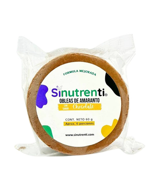Obleas de amaranto chocolate Sinutrenti 60 gr
