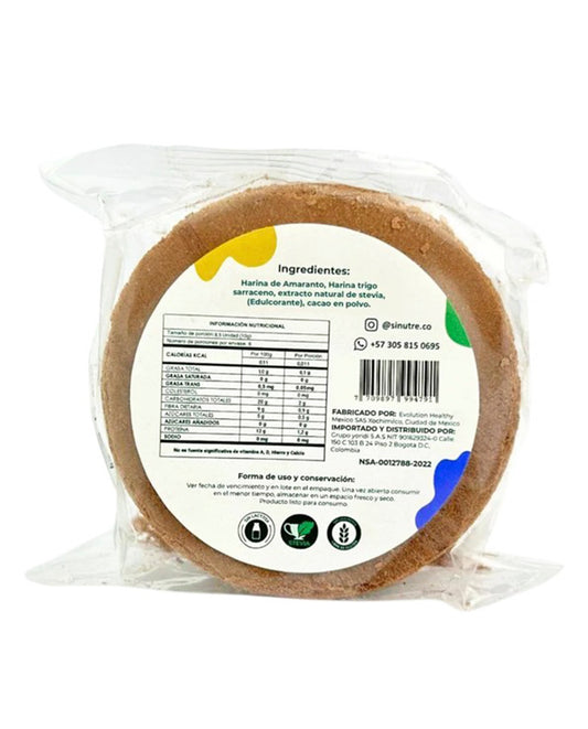 Obleas de amaranto chocolate Sinutrenti 60 gr