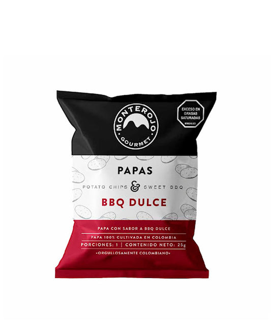 Papas BBQ dulce "Monterojo" 25 gr