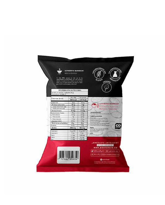 Papas BBQ dulce "Monterojo" 25 gr