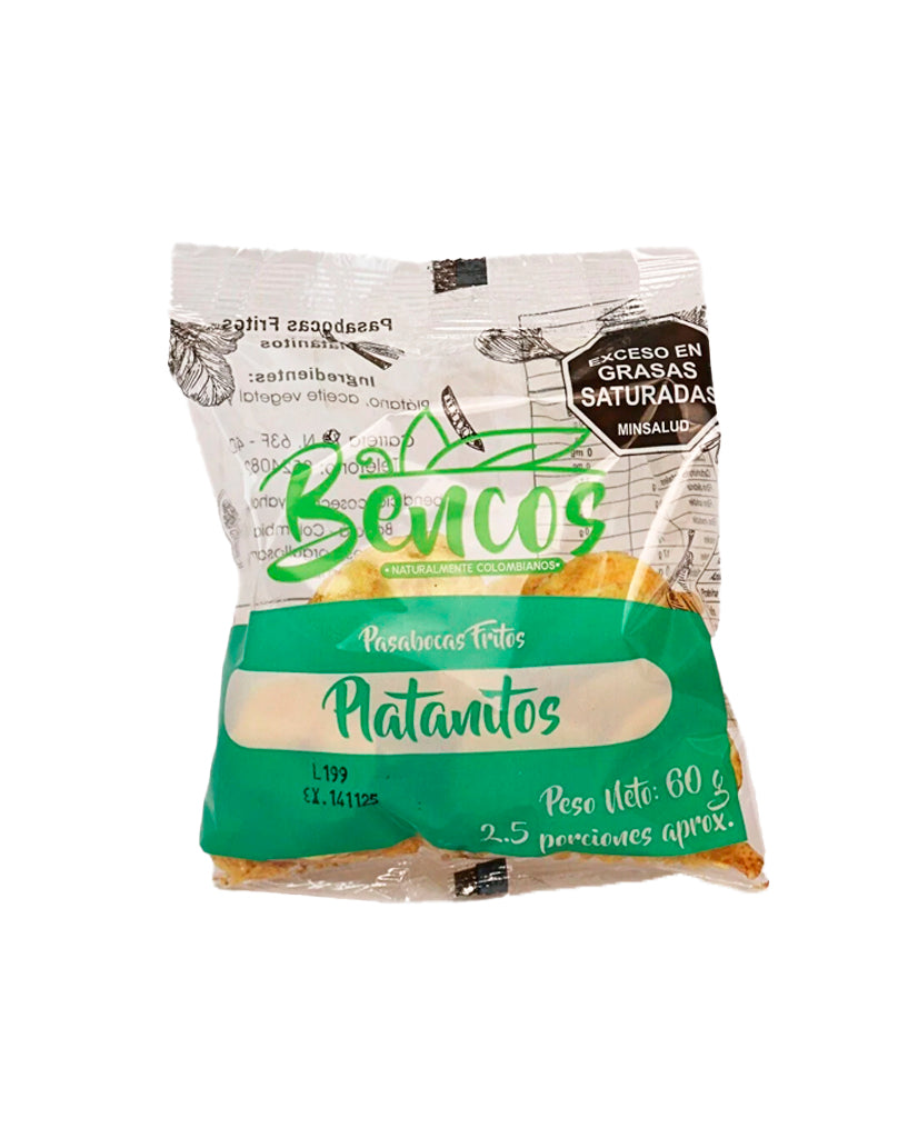 Platanos verdes "Bencos" 60 gr