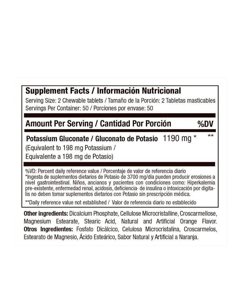 Potasio Medical green 100 tabletas