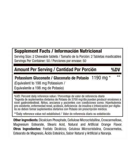 Potasio Medical green 100 tabletas