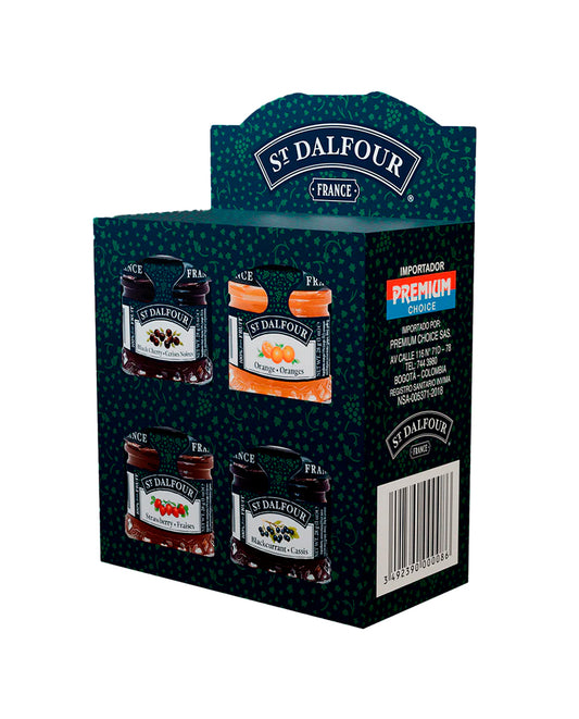Set de Cuatro Mermeladas Mini St Dalfour
