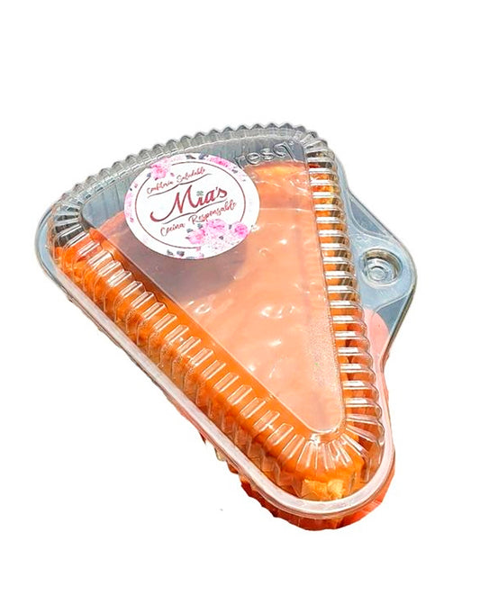 Tarta vasca Keto porcion Mias