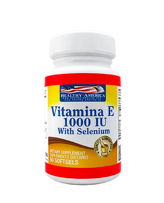 Vitamin E 1000IU Healthy america 50 caps