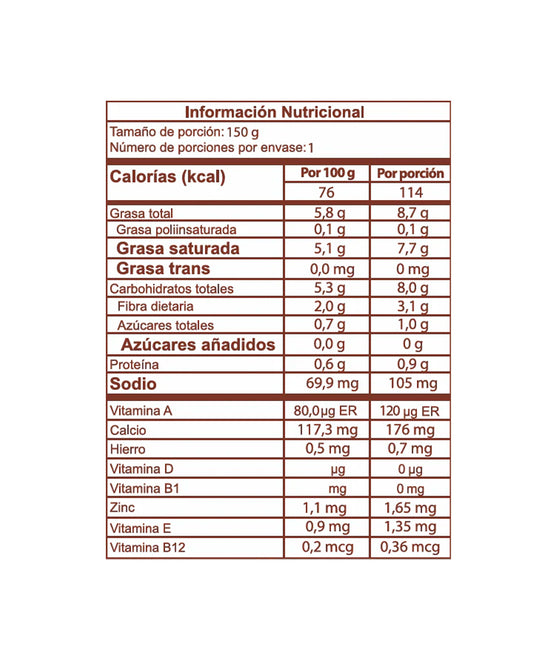 Yogur bebible de coco con probioticos Mils 270 ml