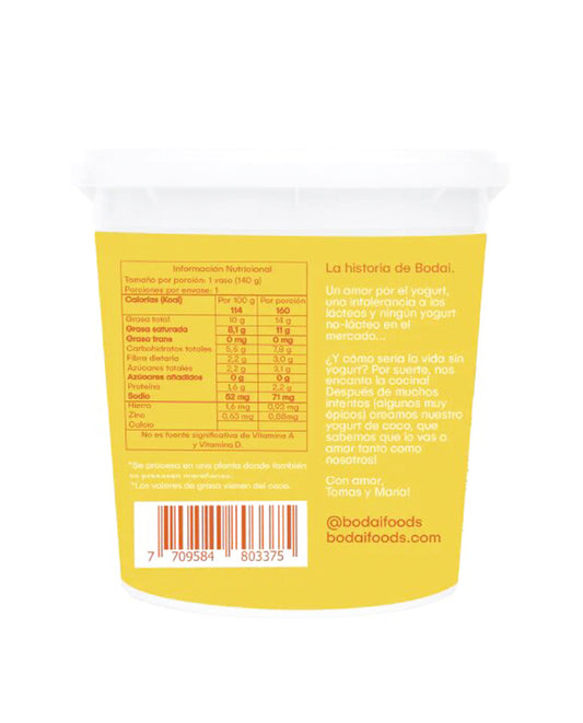 Yogur piña colada "Bodai" 140 gr
