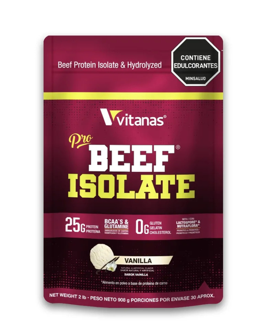 Proteína isolate Beef vainilla "Vitanas"