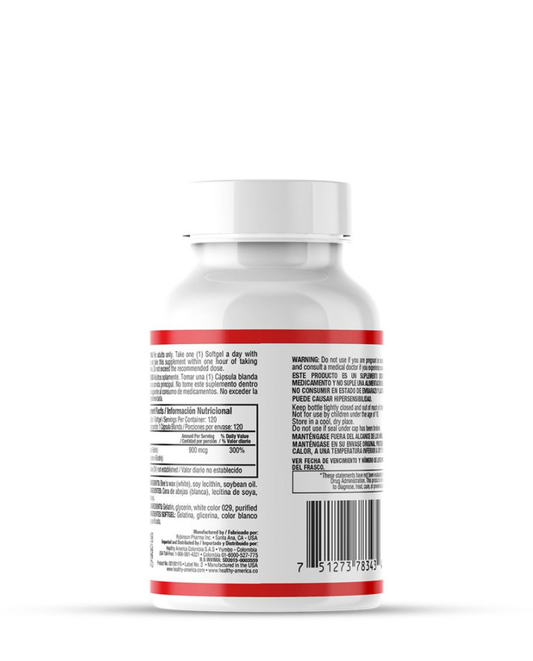 Biotin 900mg "Healthy america" 120 caps