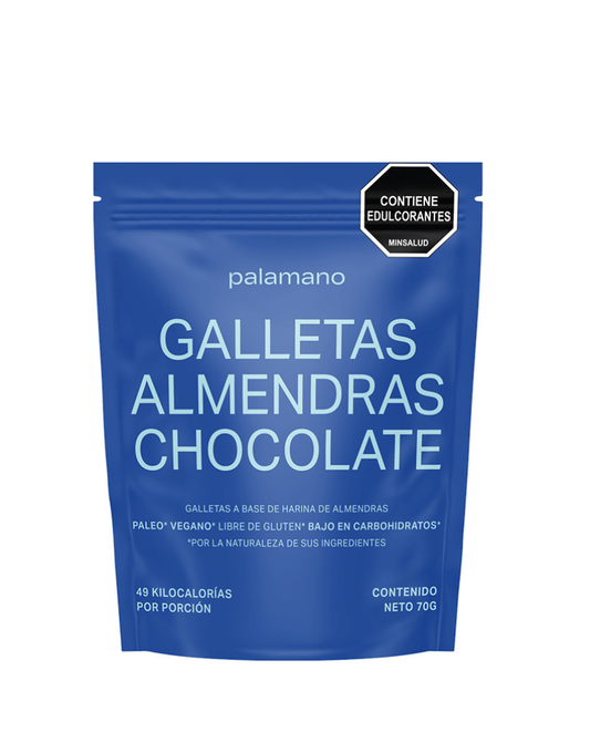 Galletas almendra chocochips "Palamano" 70 gr