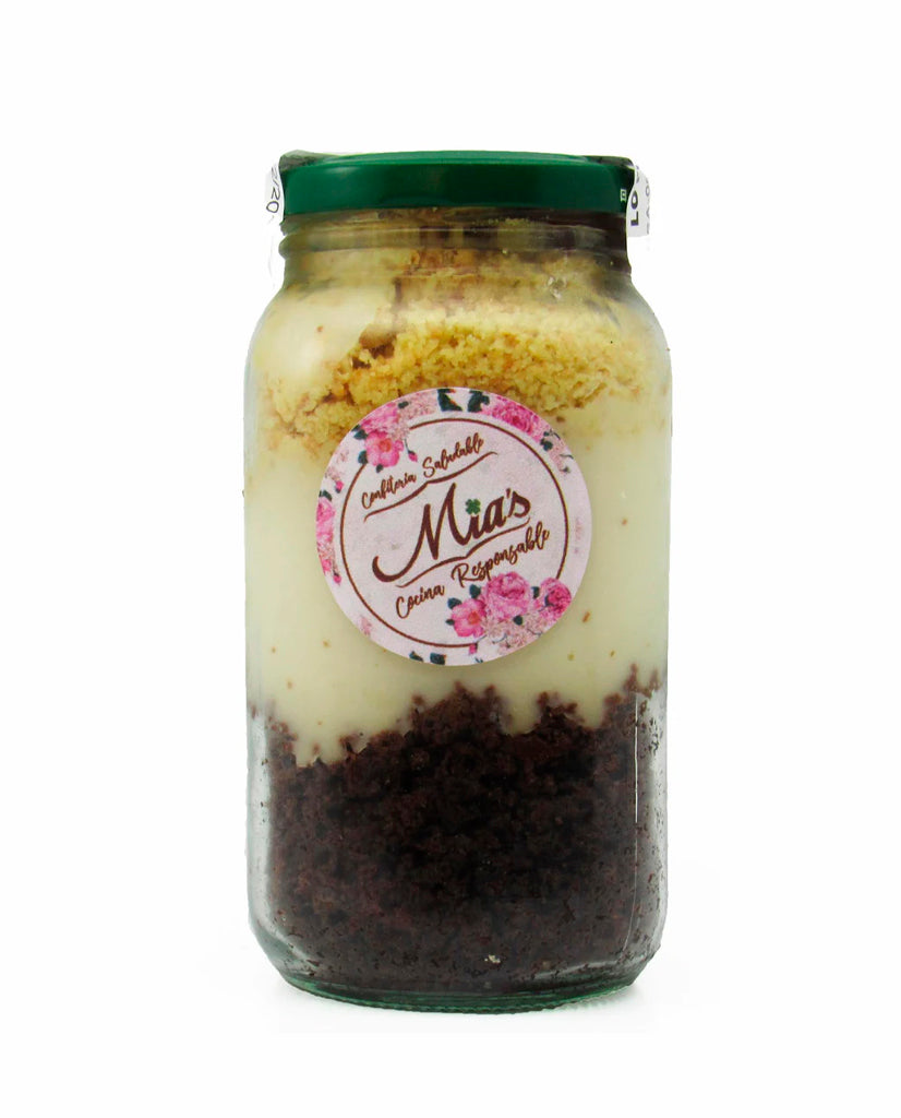 Bolo de pote grande vainilla chocolate Mias 500 gr