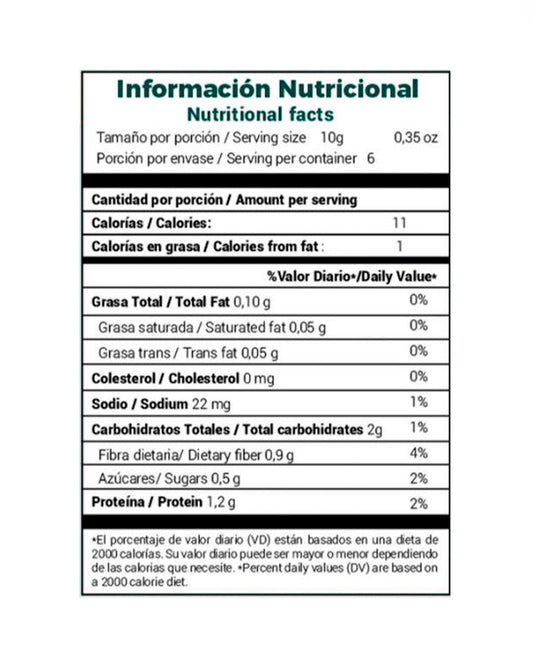 Obleas de amaranto mix Sinutre 60 gr