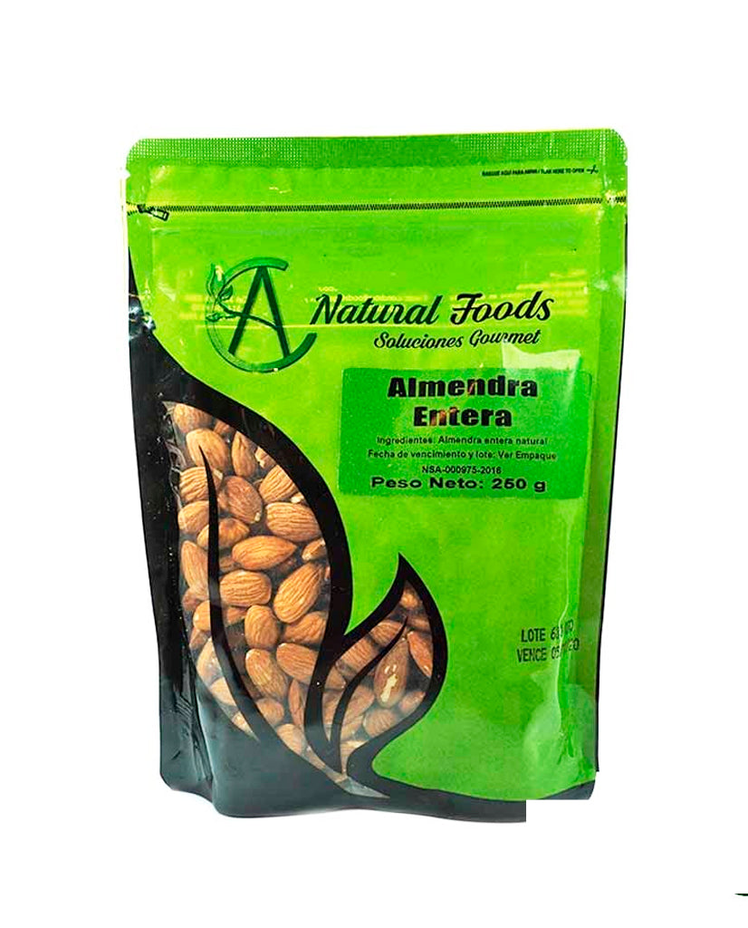 Almendra entera natural "CA natural foods" 250 gr
