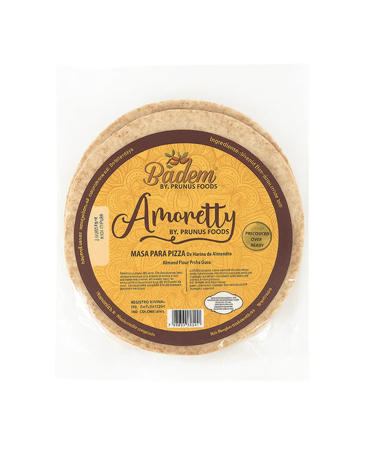 Amoretty masa para pizza "Badem" 6 unds