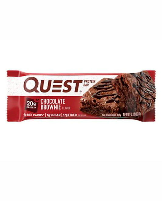 Barra brownie de chocolate "Quest" 60 gr