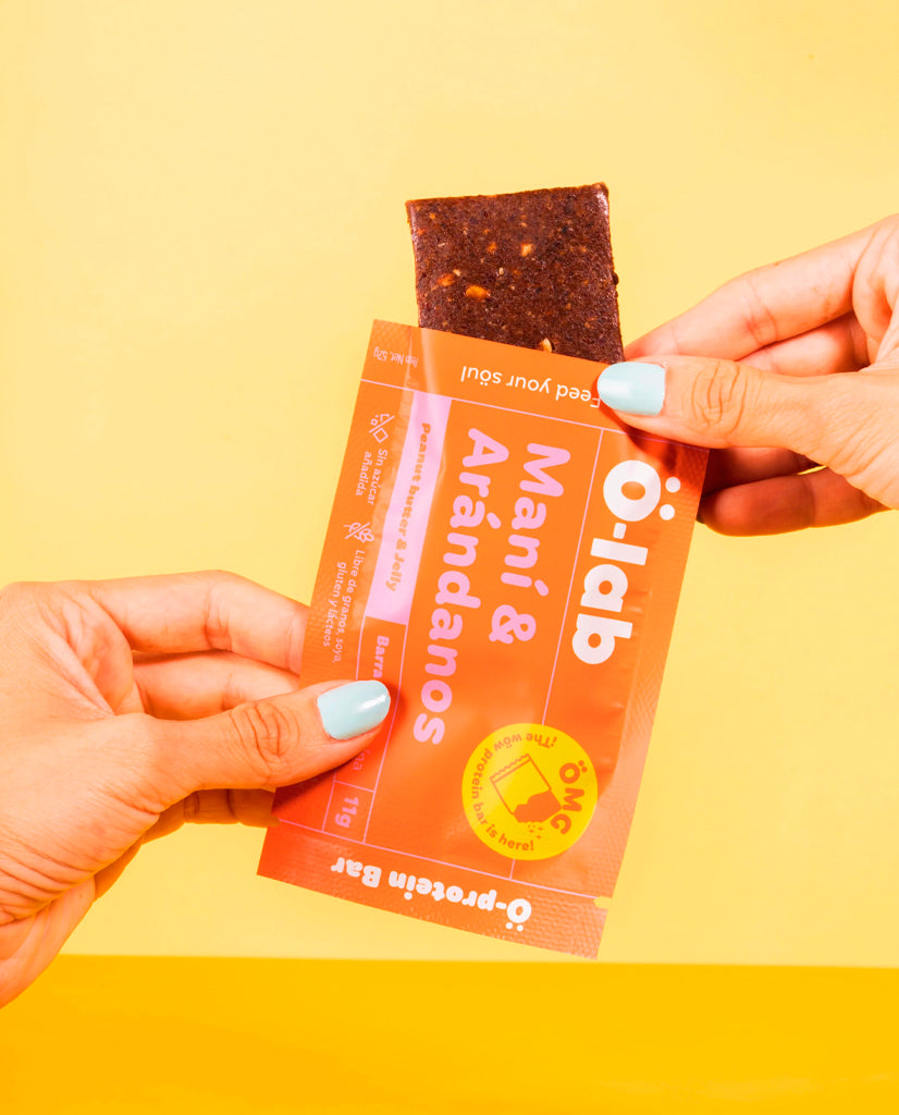 Barra de proteína maní & arándanos O-lab 50 gr