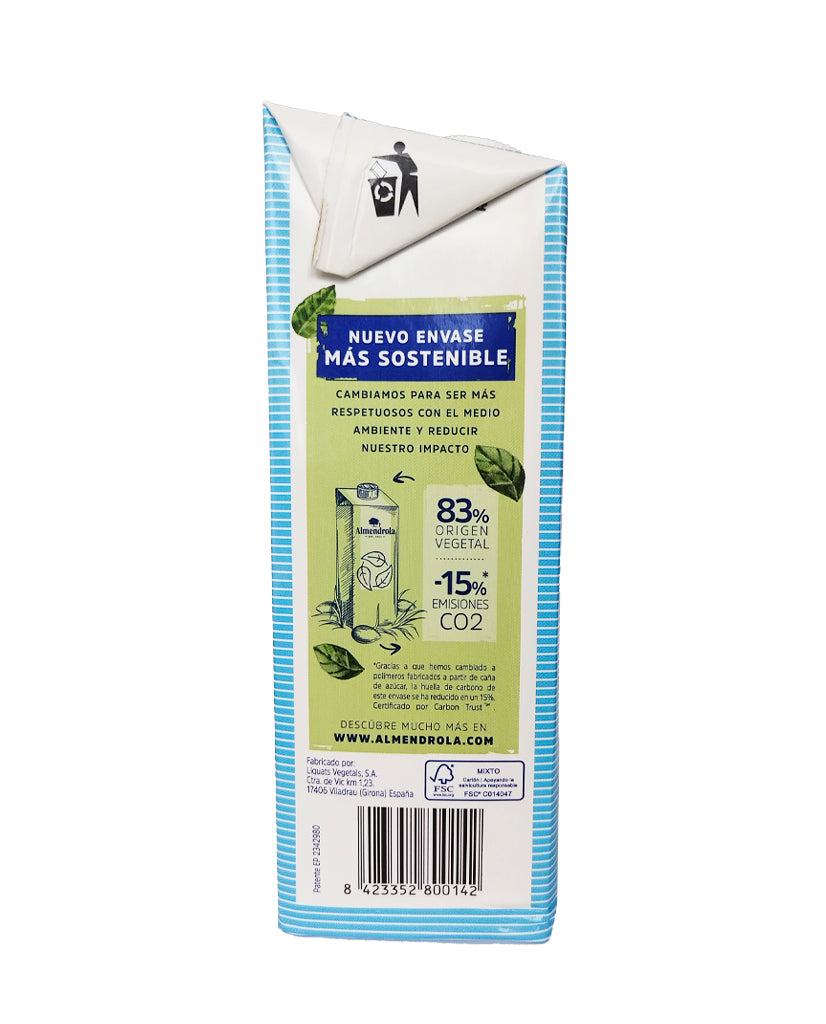 Bedida de almendra sin azùcar Almendrola 1000 ml