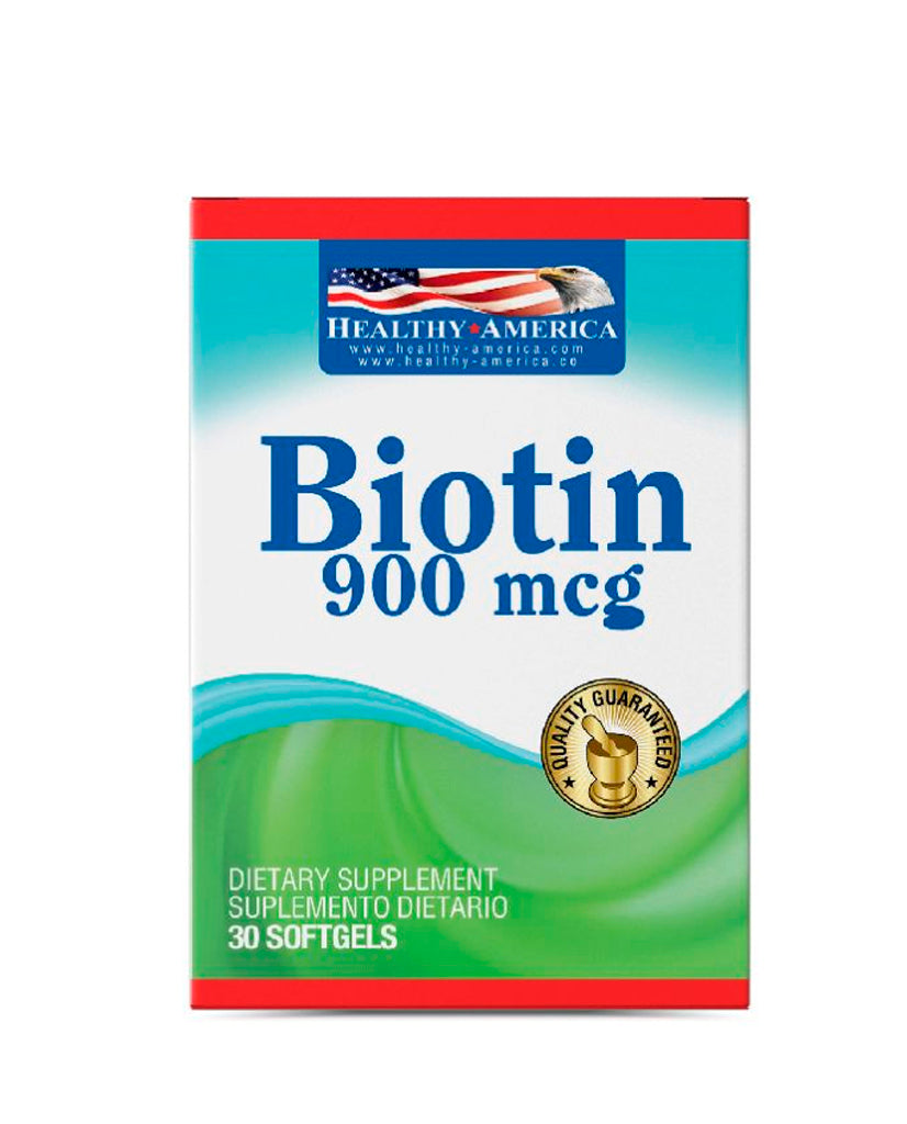Biotin 900mcg Healthy america 30 caps