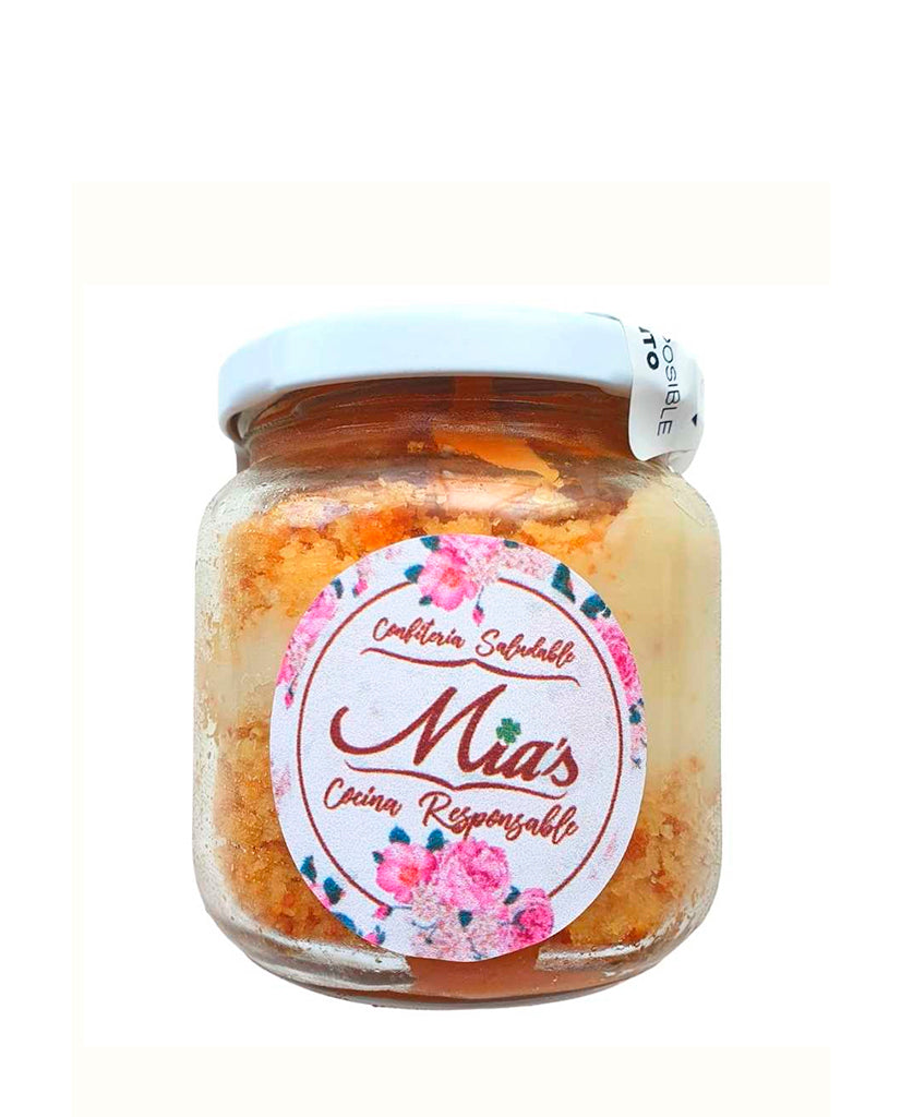 Postre Bolo de pote vainilla arequipe "Mias"