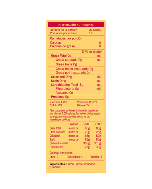 Camu camu Selvatica 12 sobres