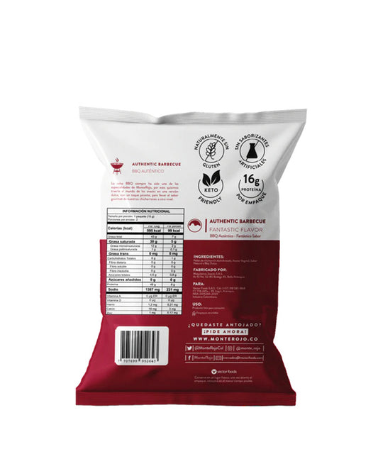 Chicharron BBQ dulce "Monterojo" 30 gr