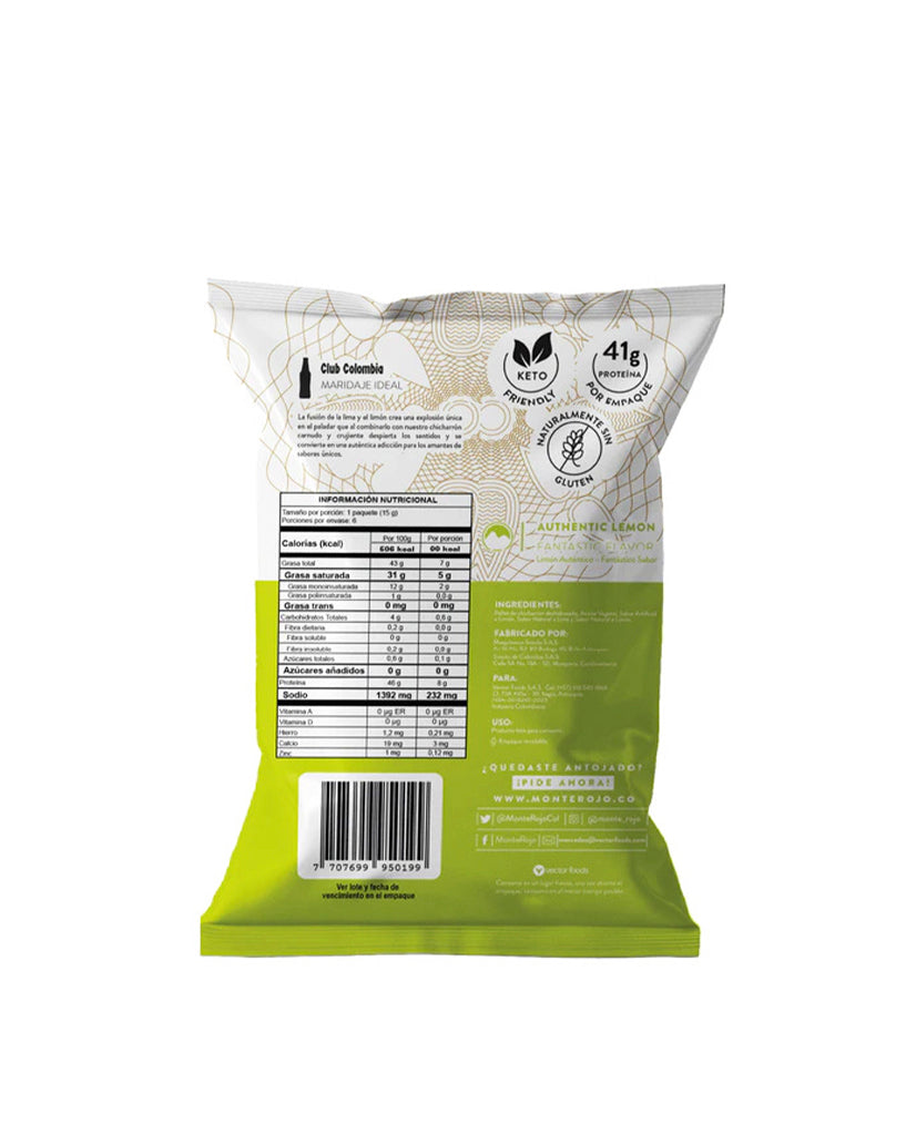 Chicharron lima limón "Monterojo"