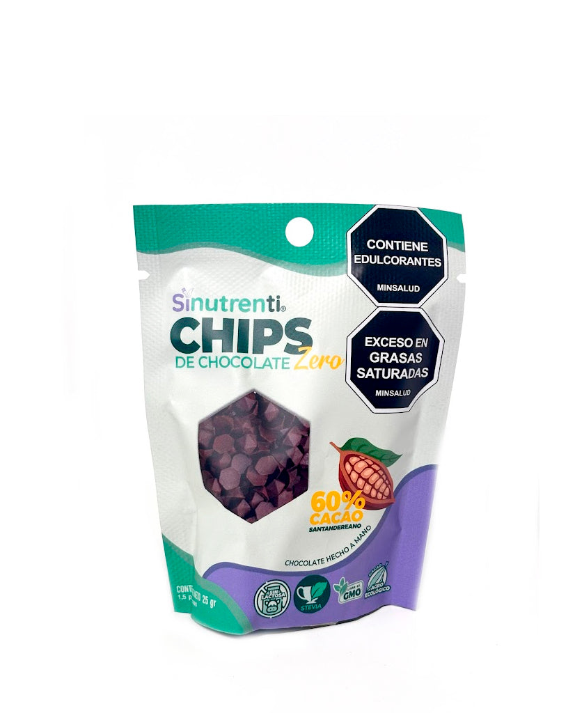Chips de chocolate clásicos Sinutrenti Zero sin azúcar.